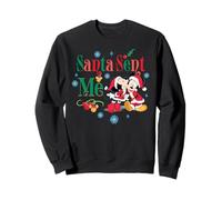 Disney Mickey & Minnie Christmas Santa Sent Me Holiday Sudadera