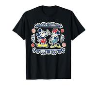 Disney Mickey & Minnie Fiesta Papel Picado Style Mexican Art Camiseta