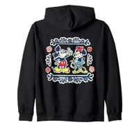 Disney Mickey & Minnie Fiesta Papel Picado Style Mexican Art Sudadera con Capucha