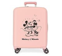 Disney Mickey & Minnie Kisses Maleta de cabina Nude 40x55x20 cms Rígida ABS Cierre TSA integrado 38