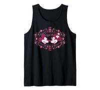 Disney Mickey & Minnie Love Blooms Valentine's Day Retro Camiseta sin Mangas