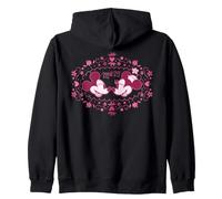 Disney Mickey & Minnie Love Blooms Valentine's Day Retro Sudadera con Capucha