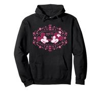 Disney Mickey & Minnie Love Blooms Valentine's Day Retro Sudadera con Capucha