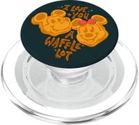 Disney Mickey & Minnie Love You a Waffle Lot Valentine's Day PopSockets PopGrip para MagSafe