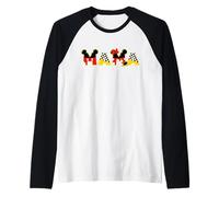 Disney Mickey Minnie Mama Mother's Day Birthday Family Trip Camiseta Manga Raglan