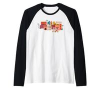 Disney Mickey & Minnie Mediterranean City Travel Adventure Camiseta Manga Raglan