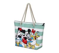 Disney Mickey Minnie Mouse-Bolsa de Playa Soleil, 52 x 37 cm, Azul Together