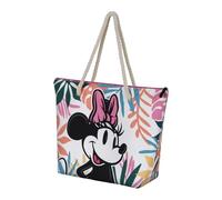 Disney Mickey Minnie Mouse-Bolsa de Playa Soleil, 52 x 37 cm, Multicolor Island
