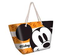 Disney mickey minnie mouse-bolsa de playa soleil, 52 x 37 cm, naranja
