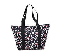 Disney Mickey Minnie Mouse Icon Polka Dot Travel Beach Tote (Mickey & Minnie)