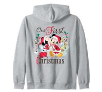 Disney Mickey & Minnie Our First Christmas Holiday Couples Sudadera con Capucha