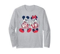 Disney Mickey & Minnie Pajamas and Popcorn Cozy PJs Night Manga Larga