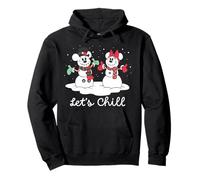 Disney Mickey & Minnie Snowmen Let's Chill Winter Holiday Sudadera con Capucha