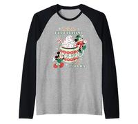Disney Mickey & Minnie "The Peppermint to My Mocha" Holiday Camiseta Manga Raglan