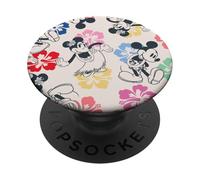 Disney Mickey & Minnie Tropical Island Dance and Flowers PopSockets PopGrip Adhesivo
