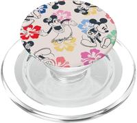 Disney Mickey & Minnie Tropical Island Dance and Flowers PopSockets PopGrip para MagSafe
