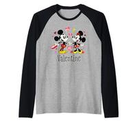 Disney Mickey & Minnie Valentine's Day "You & Me, Valentine" Camiseta Manga Raglan