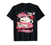 Disney Mickey & Minnie Valentine's Day "You Mocha Me Happy" Camiseta