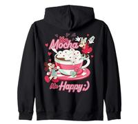 Disney Mickey & Minnie Valentine's Day "You Mocha Me Happy" Sudadera con Capucha