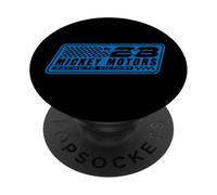 Disney Mickey Motors No. 28 Racing to Victory Badge Logo PopSockets PopGrip Adhesivo