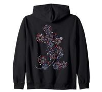 Disney Mickey Mouse 4th of July Fireworks Silhouette USA 250 Sudadera con Capucha