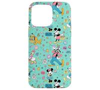 Disney Mickey Mouse and Friends Retro Spring Easter Pattern Carcasa para iPhone 15 Pro Max