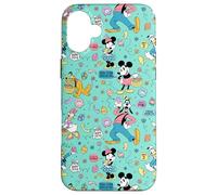Disney Mickey Mouse and Friends Retro Spring Easter Pattern Carcasa para iPhone 16 Plus