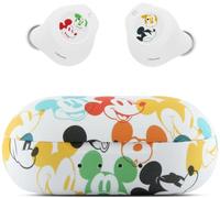 Disney Mickey Mouse - Auriculares Bluetooth con funda de carga, auriculares inalámbricos Bluetooth con micrófono integrado y 30 horas de tiempo de reproducción, artículos esenciales de Disneyland y