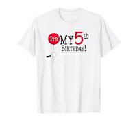 Disney Mickey Mouse Balloon It's My 5th Birthday Camiseta Camiseta