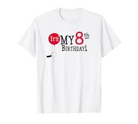 Disney Mickey Mouse Balloon It's My 8th Birthday - Camiseta Camiseta