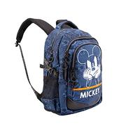 Disney Mickey Mouse Blue-Mochila Running HS 1.3, Azul Oscuro, 30 x 44 cm, Capacidad 22 L