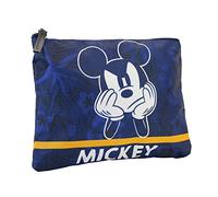 Disney Mickey Mouse Blue-Neceser Soleil Pequeño, Azul Oscuro, 20 x 15.5 cm