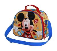Disney Mickey Mouse Boy-Bolsa Portamerienda 3D, Amarillo, 26 x 20 cm