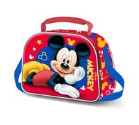 Disney Mickey Mouse Buddy-Bolsa Portamerienda 3D, Rojo 26 x 20 cm