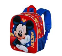 Disney Mickey Mouse Buddy-Elite 3D Mochila, Rojo, 25 x 30 cm, Capacidad 7 L