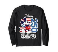 Disney Mickey Mouse Celebrates America 250 4th of July USA Manga Larga