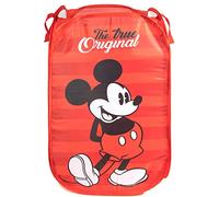 Disney Mickey Mouse - Cesta desplegable para ropa o juguetes (80 L)