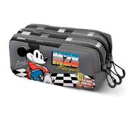Disney Mickey Mouse Champion-Trick Fan 2.2 - Estuche para lápices, Color Gris, 23 x 11 cm