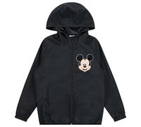 Disney Mickey Mouse - Chaqueta Cortavientos con Capucha para Mujer, Ligera y Duradera con Capucha, Negro -, S