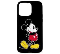 Disney Mickey Mouse Classic Pose Negro Carcasa para iPhone 15 Pro Max