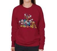 Disney Mickey Mouse & Co Christmas Lights Women's Sweatshirt