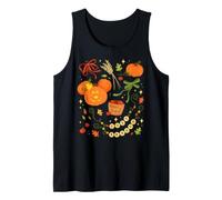 Disney Mickey Mouse Cozy Season Fall Pumpkin Coquette Camiseta sin Mangas