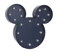 Disney Mickey Mouse - Decoración de pared para guardería con temporizador de 2 horas, color azul marino