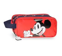 Disney Mickey Mouse Fashion Estuche Triple Multicolor 22x10x9 cms Microfibra