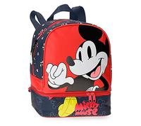 Disney Mickey Mouse Fashion Mochila con porta merienda Multicolor 23x28x13 cms Microfibra 8,37L