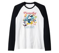 Disney Mickey Mouse & Friends Family Cruise Vacation Trip Camiseta Manga Raglan