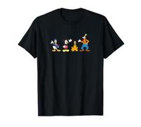 Disney Mickey Mouse & Friends Line Up Waving Hello Camiseta