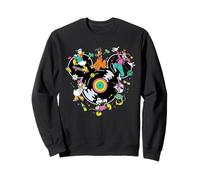 Disney Mickey Mouse & Friends Music Dance Party Retro Record Sudadera