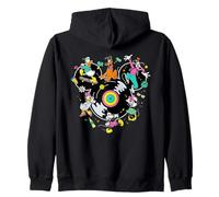 Disney Mickey Mouse & Friends Music Dance Party Retro Record Sudadera con Capucha