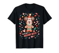 Disney Mickey Mouse Gingerbread Holiday Bites Christmas Camiseta